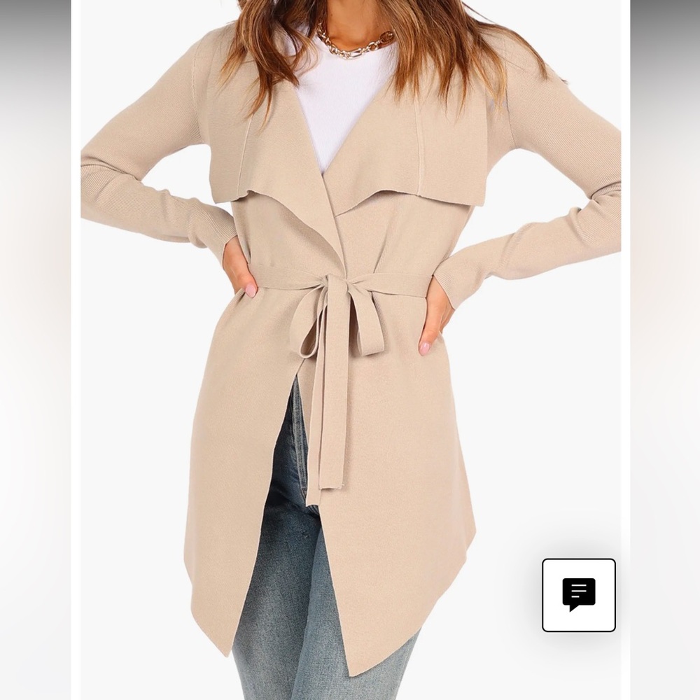 Petal and Pup Zimmer Tie Waist Cardigan